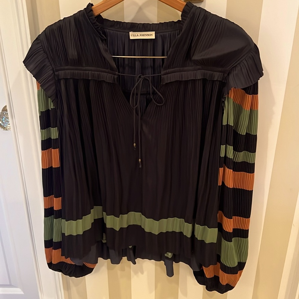 Ulla Johnson striped long sleeved blouse